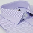 【金安德森】紫色變化領窄版短袖襯衫-fast