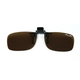 【MOLA】摩拉偏光近視太陽眼鏡夾片可上掀UV400 近視 開車釣魚 小翻茶(近視族開車必備)