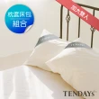 【TENDAYS】健康防蹣床包套枕套床包組合(加大雙人三件組-6尺+枕套X2)