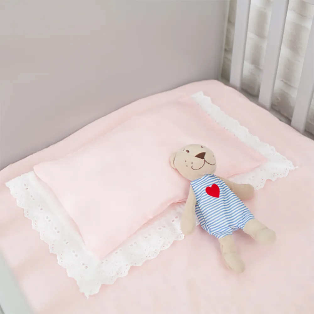 【MARURU】日本製嬰兒床單 嬰兒粉 70x130(日本製嬰兒寶寶baby床單/適用70x130嬰兒床墊)