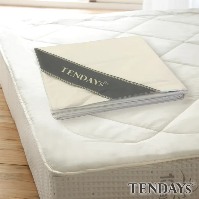 【TENDAYS】健康防蹣床包套枕套床包組合(特規雙人三件組-7尺+枕套X2)
