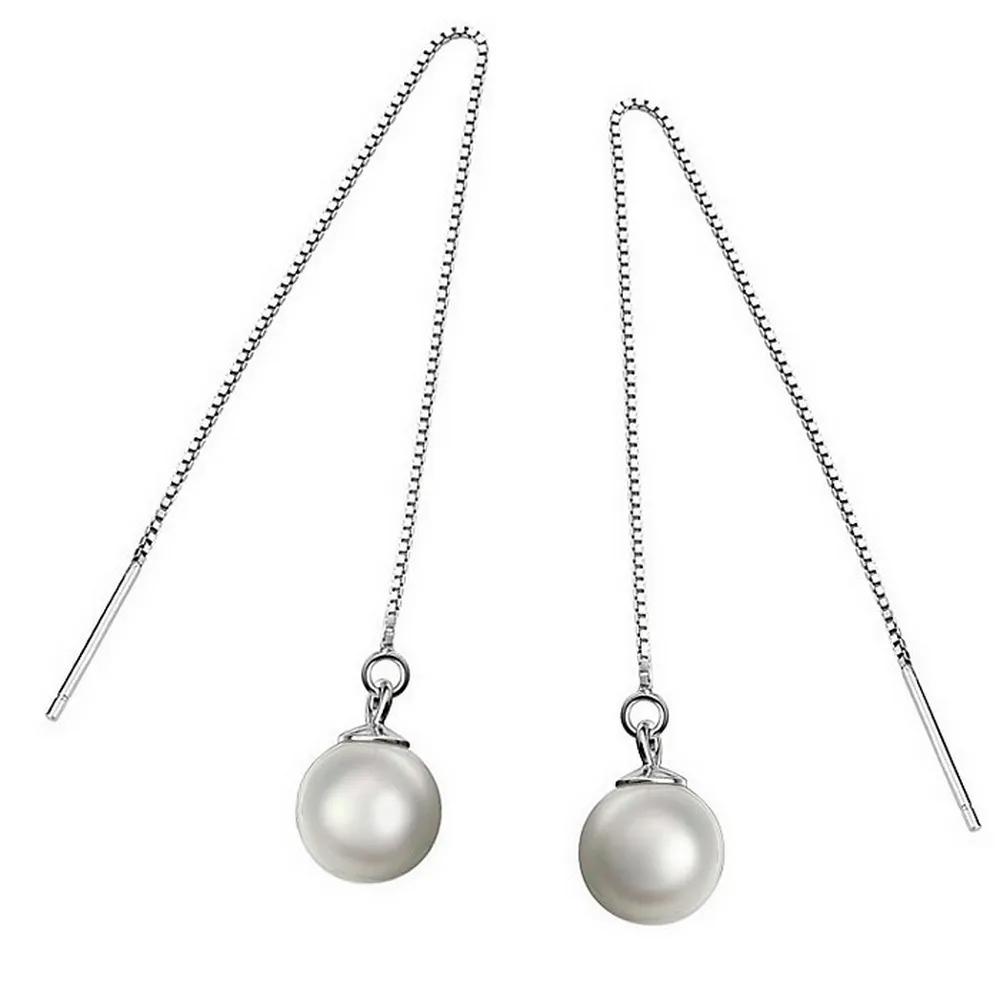 【I.Dear Jewelry】天生麗質-氣質珍珠線耳環