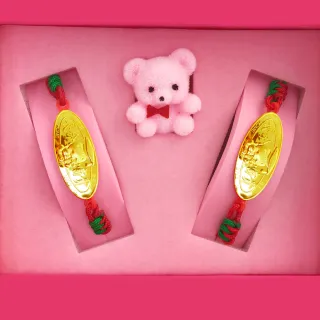 【A+】博士寶寶 9999純黃金手牌套組彌月禮盒-0.1錢