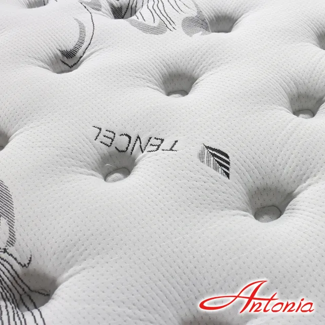 【Antonia】天絲涼感記憶羊毛五段獨立筒床墊(雙人5尺)