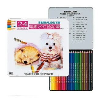 【雄獅文具】WP-24 24色水性色鉛筆