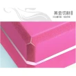 【Leader X】環保EVA高密度50D防滑 雙色夾心瑜珈磚(超值2入組)
