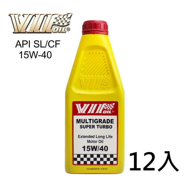 【VIP OIL英國皇家石油】15W-40合成機油(1公升x 12入)