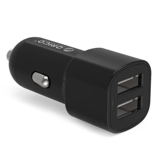 【ORICO】雙USB 3.4A快充 單埠支援2.4A/黑(UCL-2U-BK)