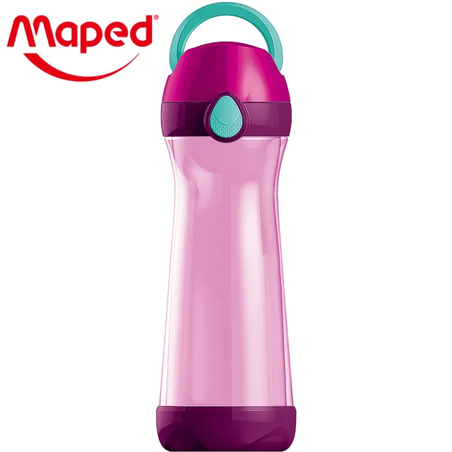 【法國Maped】無吸管兒童概念水瓶580ml-熱情紫