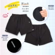 【HODARLA】男女童-競逐平織彈性短褲-慢跑 路跑 台灣製 黑(3144101)
