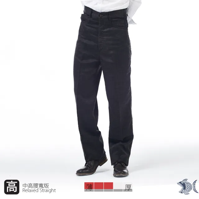 【NST JEANS】Disco摩登迪斯可幾何印花 男高腰寬版休閒褲(002-2007)