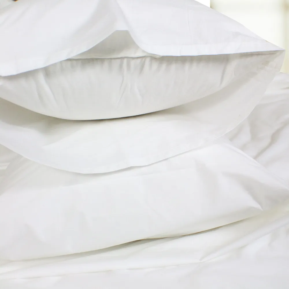 【R.Q.POLO】旅行趣 五星級大飯店民宿 白色平紋平口式枕套(1付)