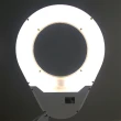 【Hamlet】1.8x/3D/127mm 工作用薄型LED護眼檯燈放大鏡 自然光 桌夾式(E015)