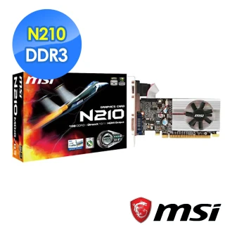 【MSI 微星】GeForce N210 MD1G D3顯示卡