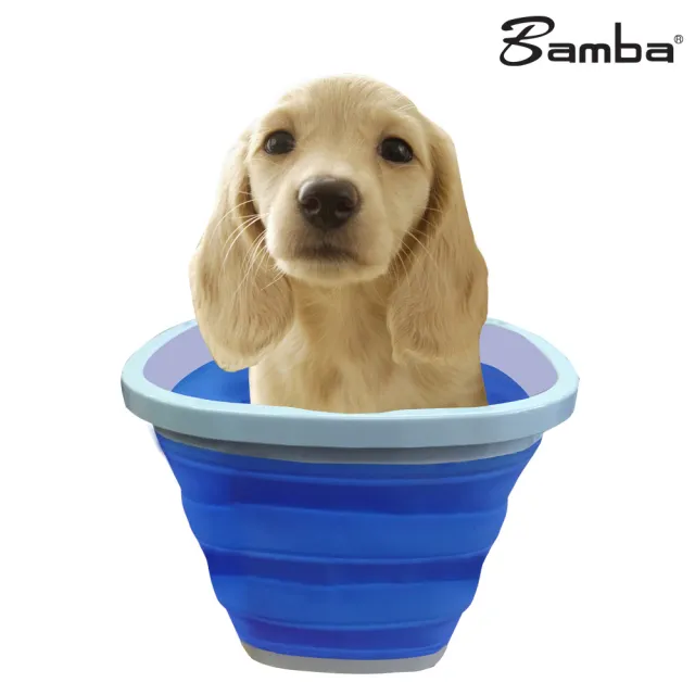 【Bamba】摺疊水桶(一大一小10公升+15公升 輕便 好收納 露營 釣魚)