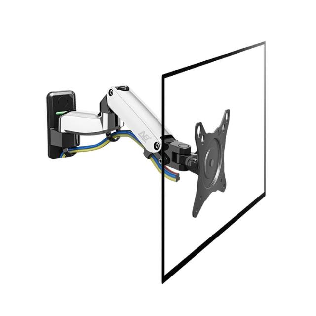 NORTH BAYOU NB F150 為27型顯示器專用金屬支架，採用高強度金屬材質，確保穩定支撐與耐用性。適合辦公與家用，提供1年保固（非人為損壞），輕鬆調整角度，提升工作效率與舒適度。