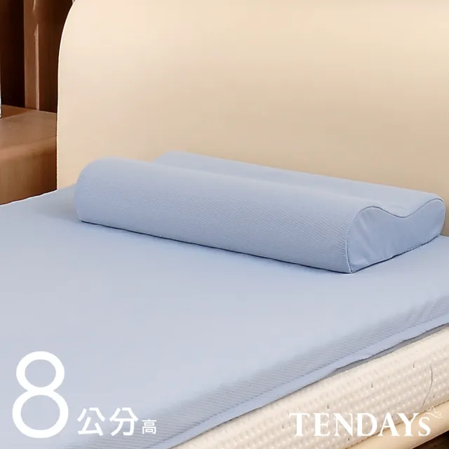 【TENDAYS】樂齡紓壓枕(8cm高 可水洗枕)