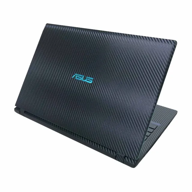 【Ezstick】ASUS X560 X560UD 黑色立體紋機身貼(含上蓋貼、鍵盤週圍貼)