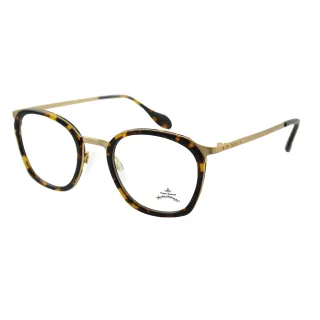 【Vivienne Westwood】英國Anglomania英倫簡約光學眼鏡(琥珀 AN347M02)