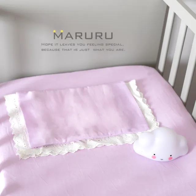 【MARURU】日本製嬰兒床單 木槿紫 70x120(日本製嬰兒寶寶baby床單/適用台式60x120/日式70x120嬰兒床墊)