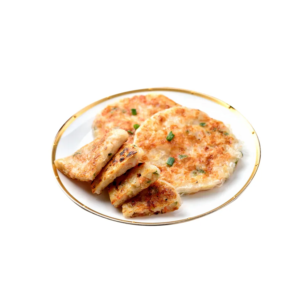 【鮮綠生活】宮廷月圓蝦餅(150g±10%/片 3片/包 共3包)