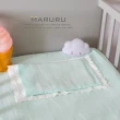 【MARURU】日本製嬰兒床單 薄荷綠 70x130(日本製嬰兒寶寶baby床單/適用70x130嬰兒床墊)