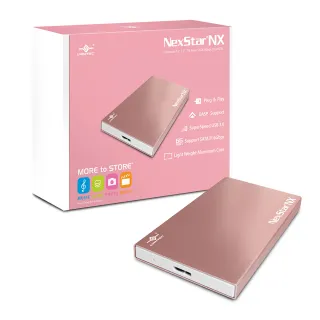 【Vantec 凡達克】2.5吋 USB3.0 硬碟外接盒(NST-239S3-RG)