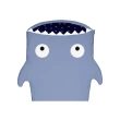 【BabyBites 鯊魚咬一口】西班牙製-純棉兒童多功能睡袋-湛灰藍(輕量兒童版)