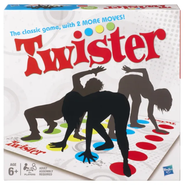 【Hasbro 孩之寶】Games-扭扭樂 98831(益智遊戲/派對遊戲/多人遊戲/趣味互動遊戲)