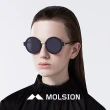 【MOLSION 陌森】紐約時裝週走秀設計師跨界款太陽眼鏡(MS6019-復古大圓框3色可選)