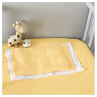 【MARURU】日本製嬰兒床單 嬰兒黃 70x130(日本製嬰兒寶寶baby床單/適用70x130嬰兒床墊)