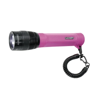 【AQUATEC】潛水手電筒 500流明  粉紅色(LED-3200)