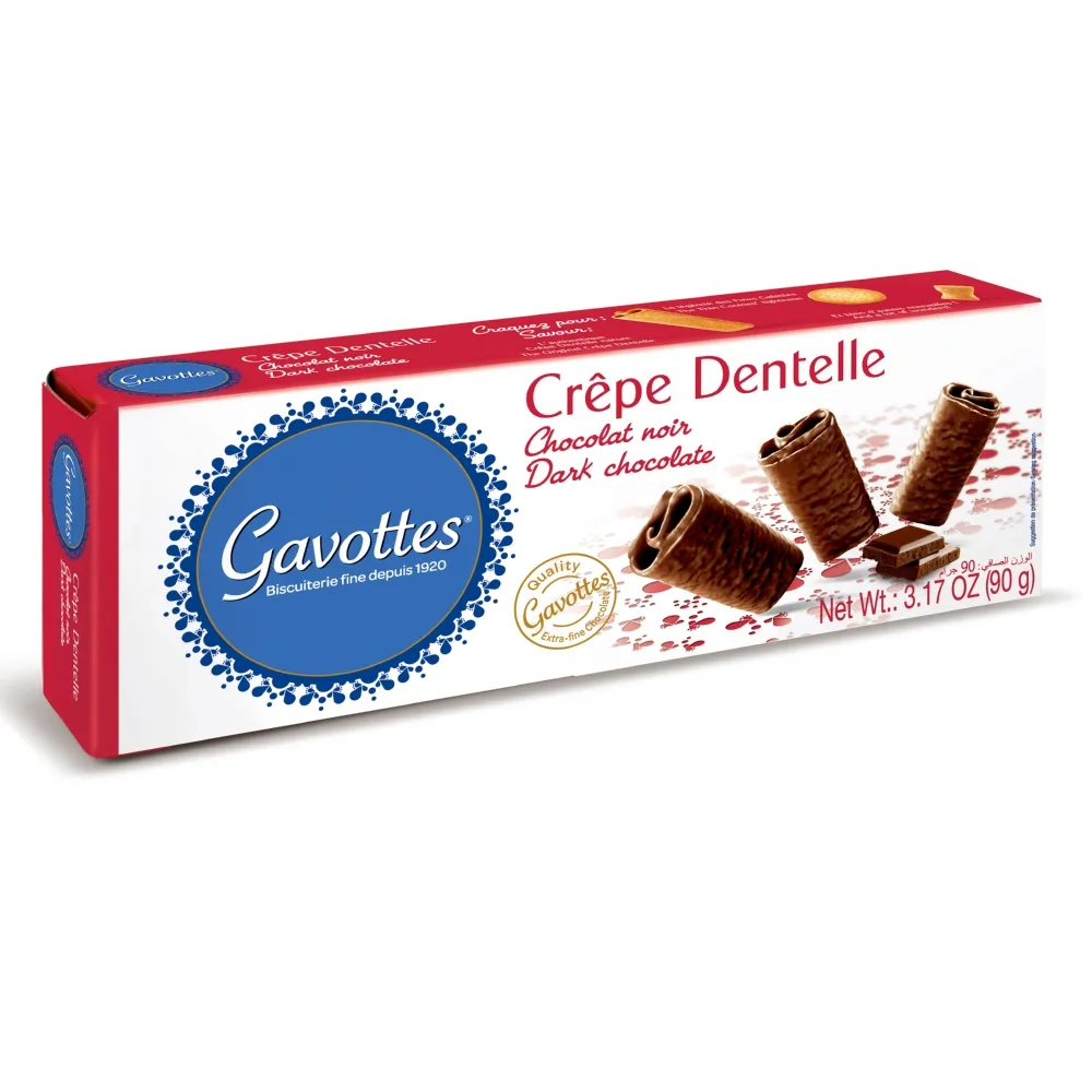 【Gavottes】歌法蒂可可風味薄餅 90g(法國傳統點心)