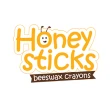 【紐西蘭 Honey Sticks Crayons】純天然蜂蠟無毒蠟筆-幼童適用-3歲以上(胖長款-共6色)