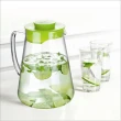 【TESCOMA】Teo單柄耐熱玻璃瓶 綠2.5L(水壺)