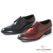 【CUMAR】英式牛津 復古質感正式皮鞋(黑色)
