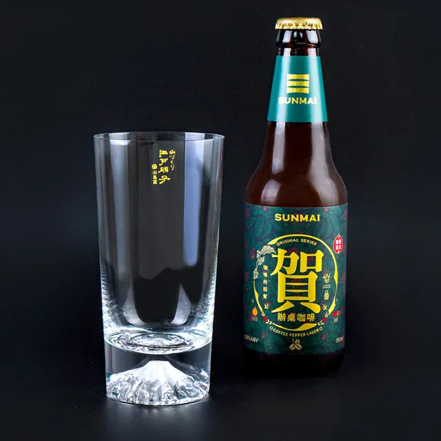 【田島硝子】日本職人手工吹製  富士山啤酒杯(TG15-015-T)
