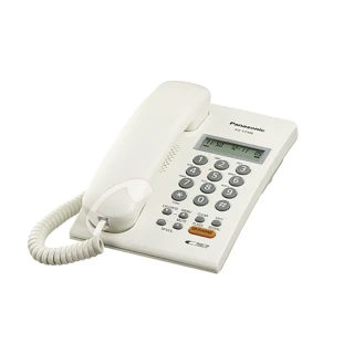 【Panasonic 國際牌】免持來電顯示有線電話-白色(KX-T7705)