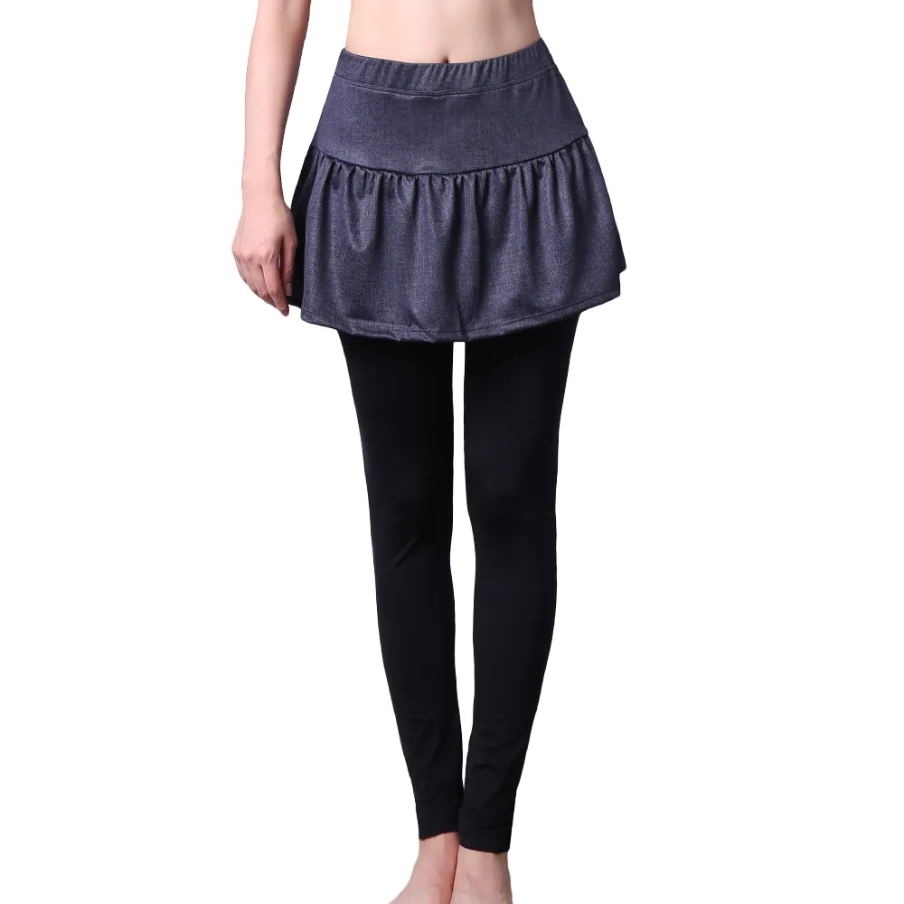 【5B2F 五餅二魚】現貨-顯瘦斜紋裙襬長褲-MIT台灣製造(超涼感)
