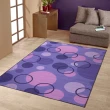 【范登伯格】比利時 炫彩普普風地毯(100x150cm/紫款)