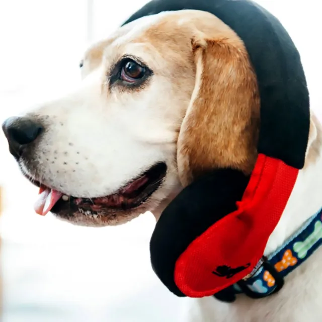 【P.L.A.Y.】冒險旅行者-獵犬耳機(陪伴 解壓 發聲 狗玩具)