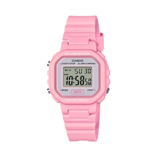 【CASIO 卡西歐】中性女錶 電子錶 橡膠錶帶 防水(LA-20WH-4A1)
