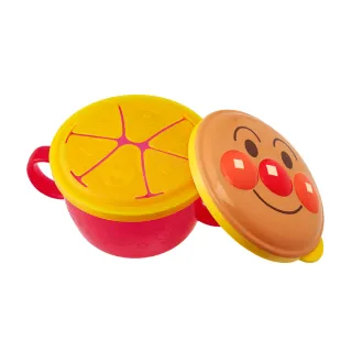 【ANPANMAN 麵包超人】AN麵包超人日製雙耳點心盒(附有外蓋 日本製)