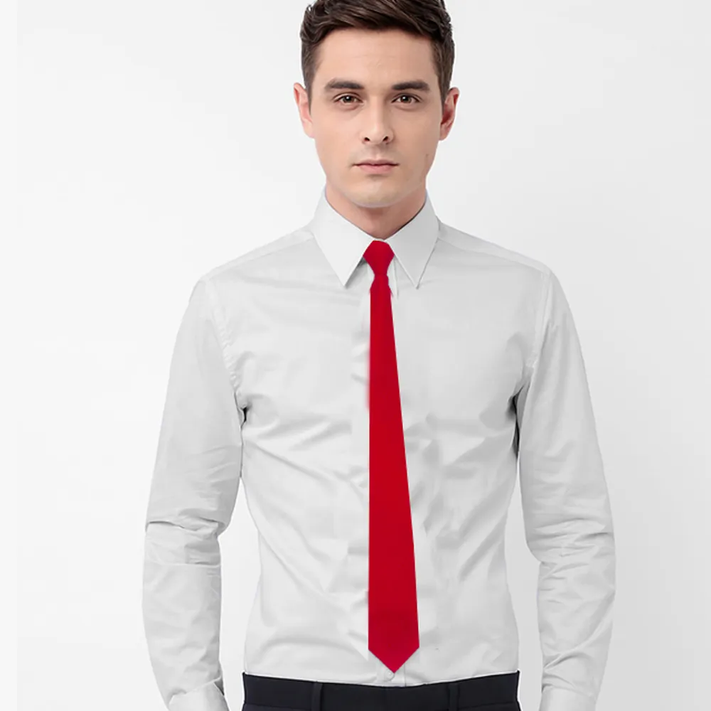 【拉福】經典款手打窄版領帶5CM領帶(可選色)