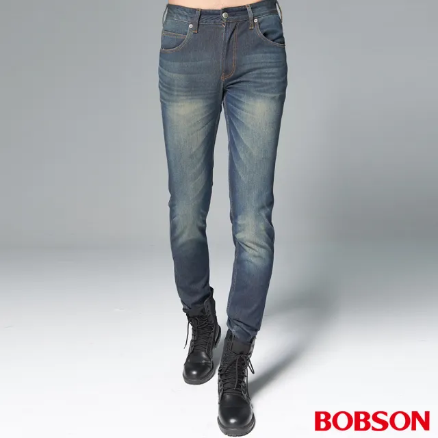 【BOBSON】男款1971日本進口黑標針織褲(BSH015-LG)