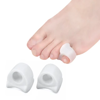 【足的美形】頂級矽膠腳趾間隔趾環套(2雙)