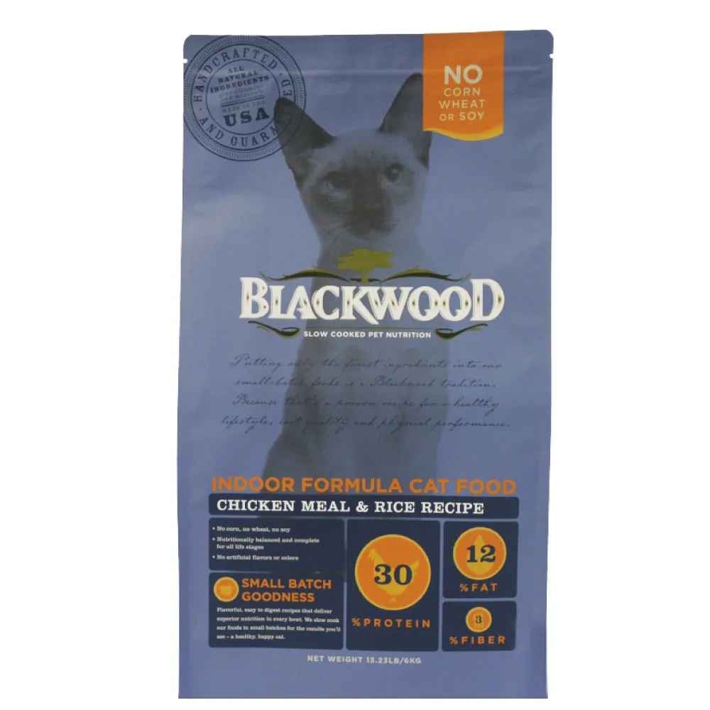 【BLACKWOOD 柏萊富】室內貓全齡優活配方-13.23磅(雞肉+糙米)