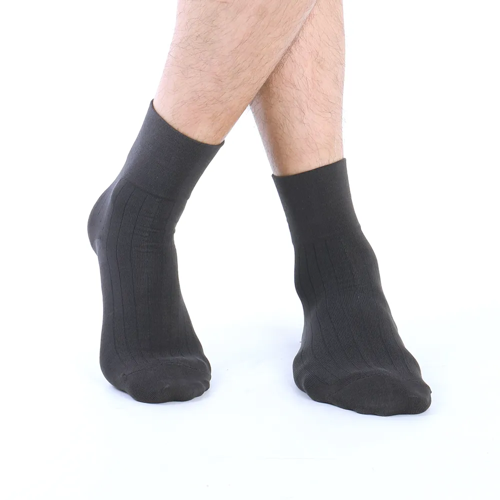 【MarCella 瑪榭】3雙組-MIT抗菌除臭機能紳士襪-(中長襪/寬口設計)