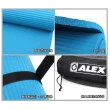【ALEX護具】運動地墊10MM-圓角-瑜珈墊 塑身 止滑墊 附收納袋 藍(C-5301)