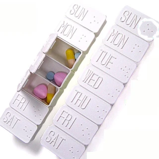 【iSFun】一周期＊分類隨身藥盒/二入